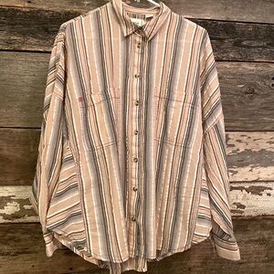 NWT Striped BDG Urban Outfitters Oversized Button Down